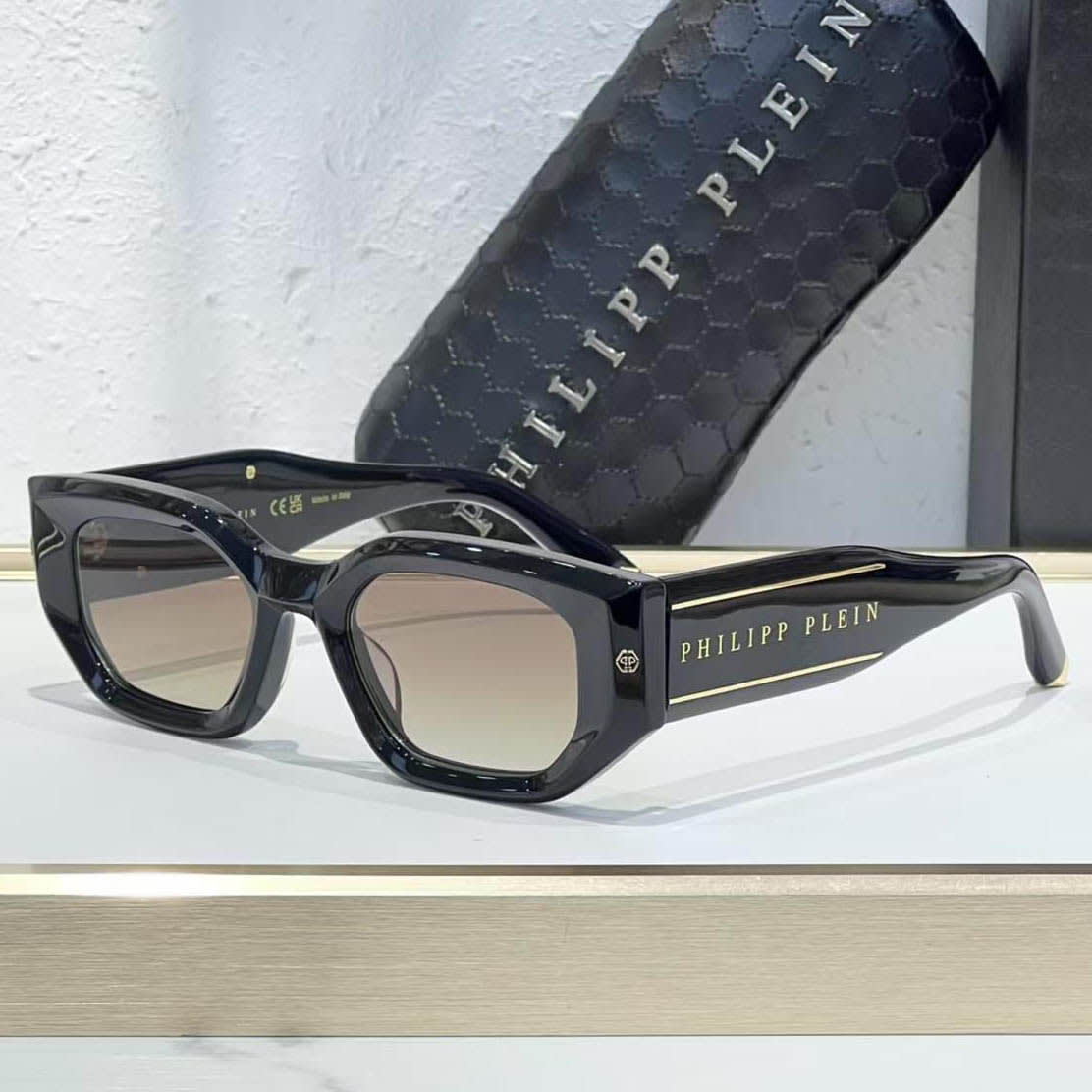 Philipp Plein Brown Luxury Sunglasses-0