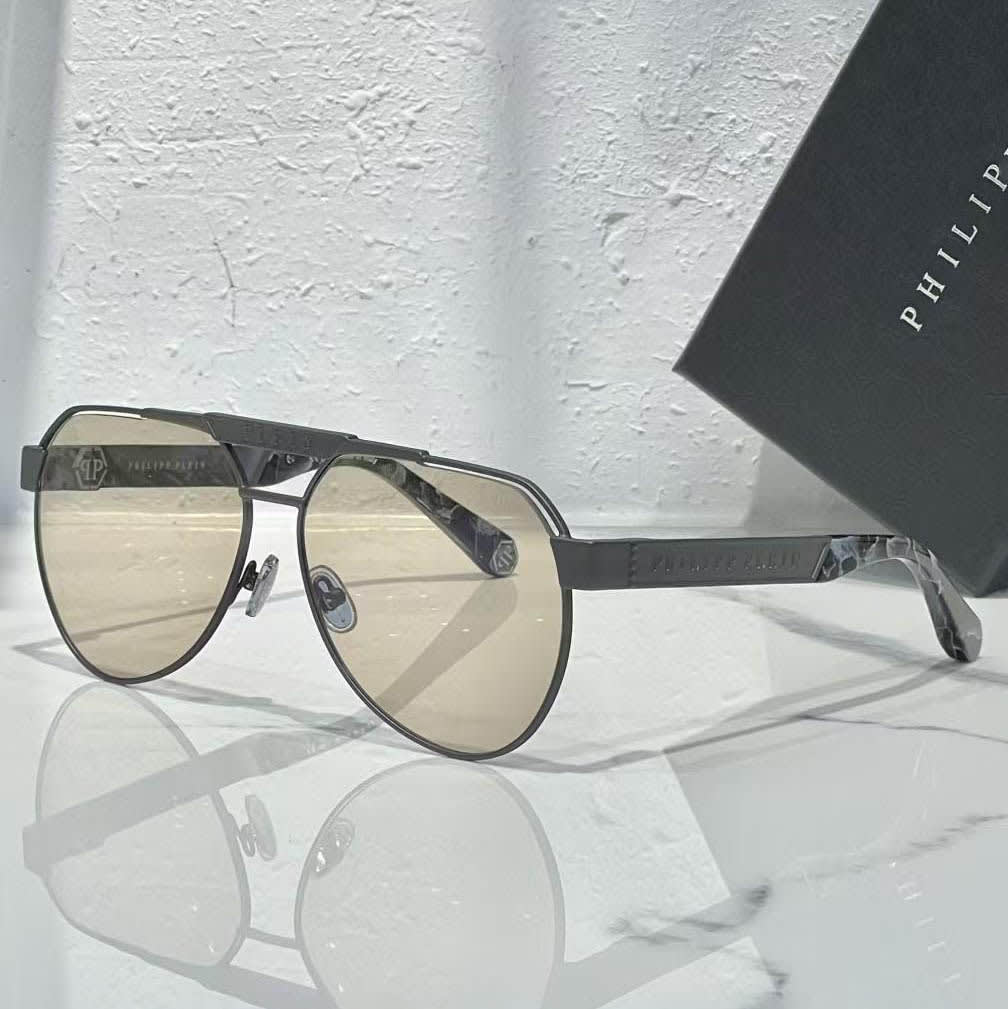 Philipp Plein Brown Luxury Sunglasses-0