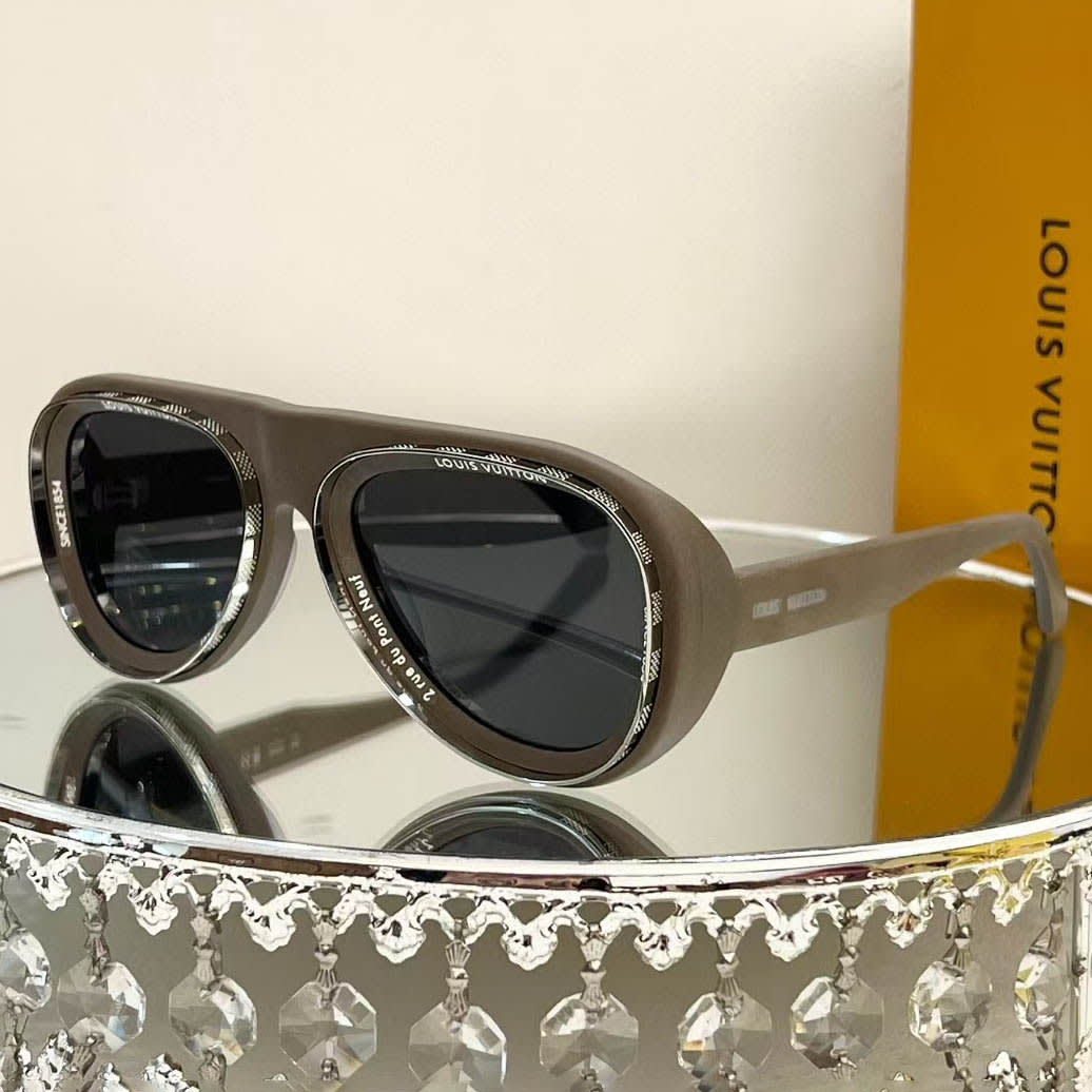 Louis Vuitton Brown Luxury Sunglasses-0