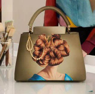 Louis Vuitton LV Capucines Artycapucines Brown Leather Bag-0