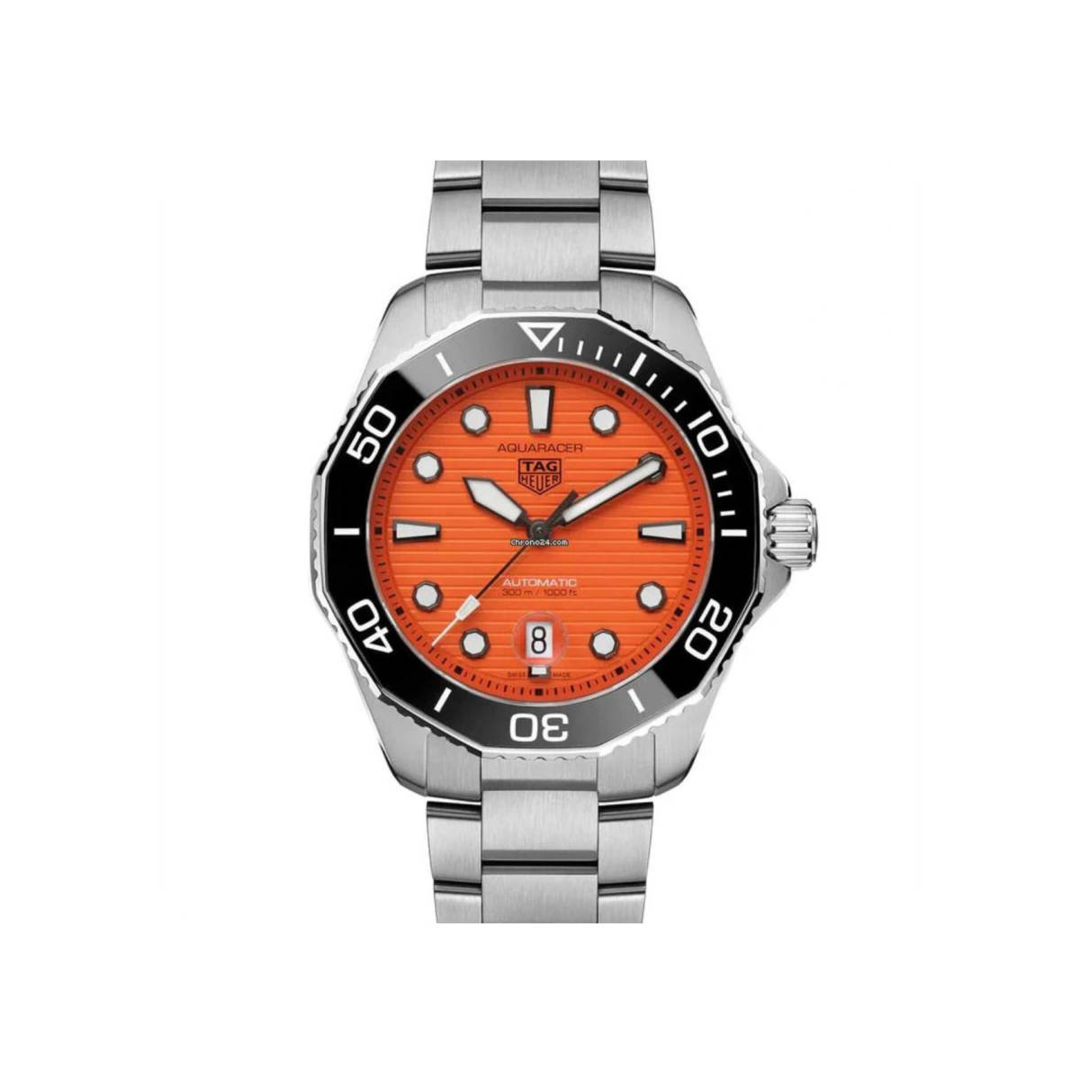 Tag Heuer Aquaracer Professional 300 Orange Diver Automatic Watch WBP201F.BA0632-0