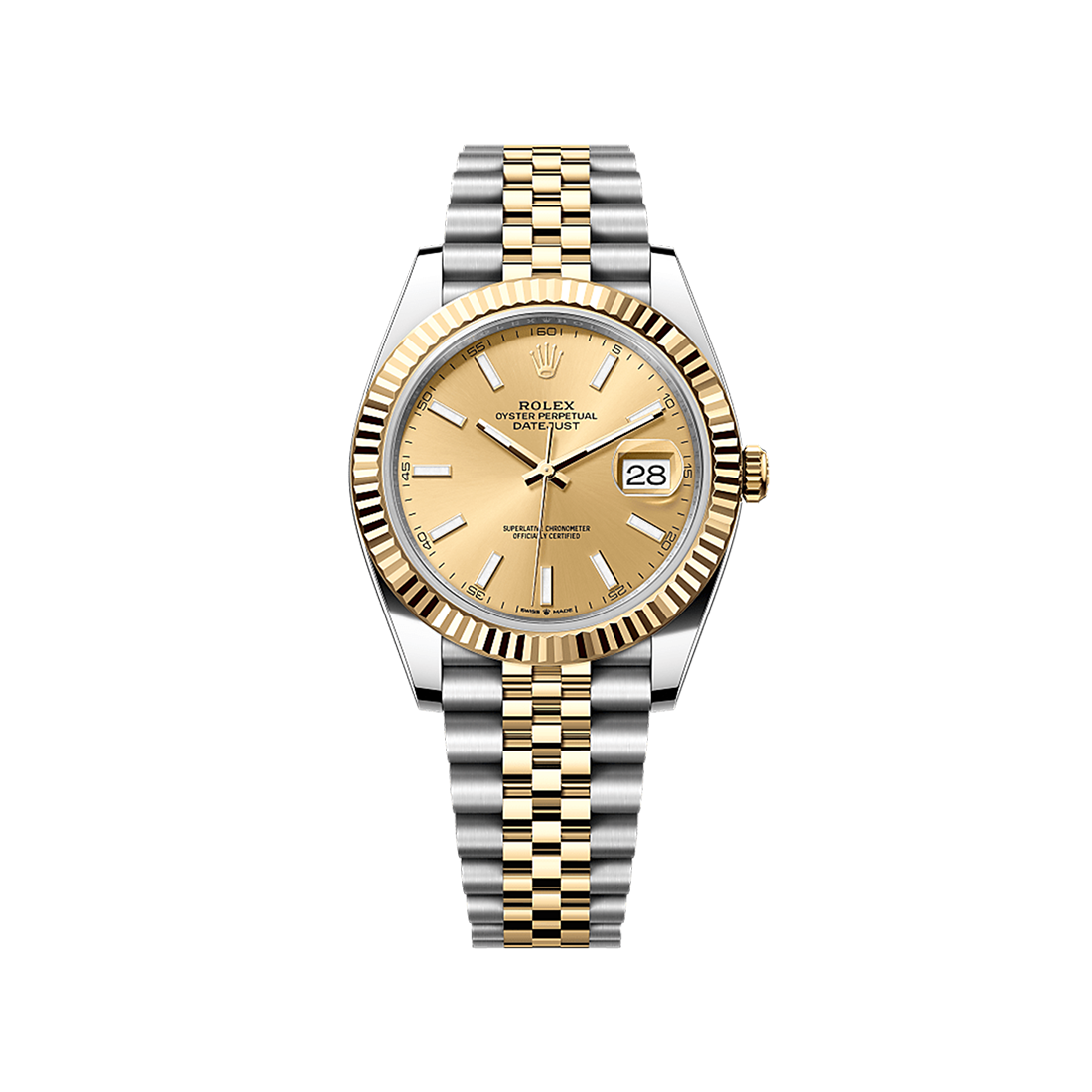 Rolex Datejust 41 Oyster, Oystersteel and Yellow Gold Watch M126333-0010-0