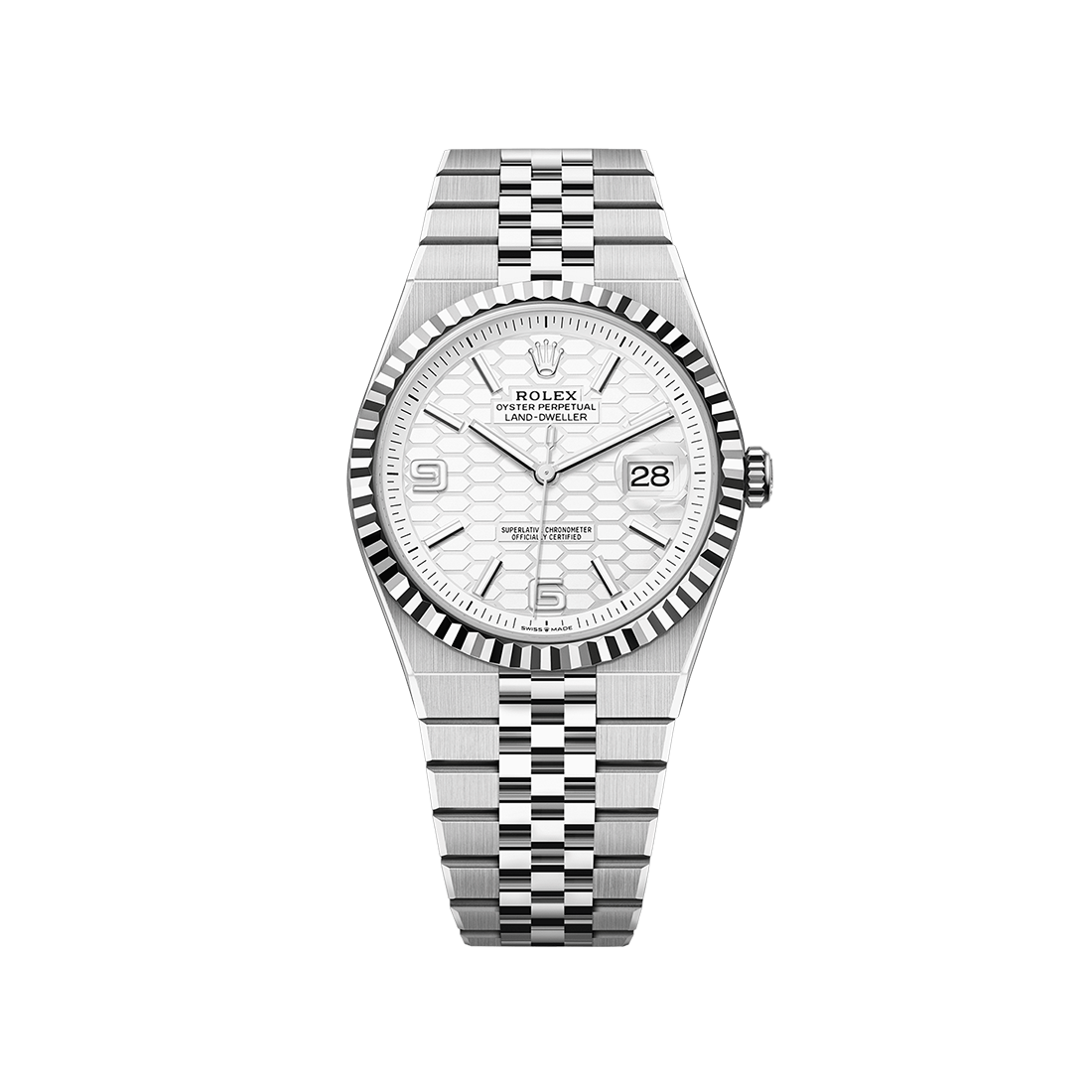 Rolex Land-Dweller Oyster, 40 mm, Oystersteel and Blue Dial Watch M127334-0001-0