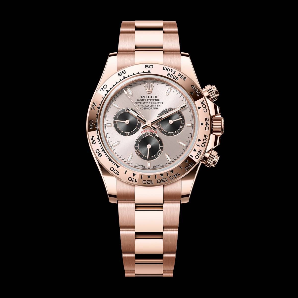 Rolex Cosmograph Daytona Rose Gold Pink Dial Watch 116505-0003-7