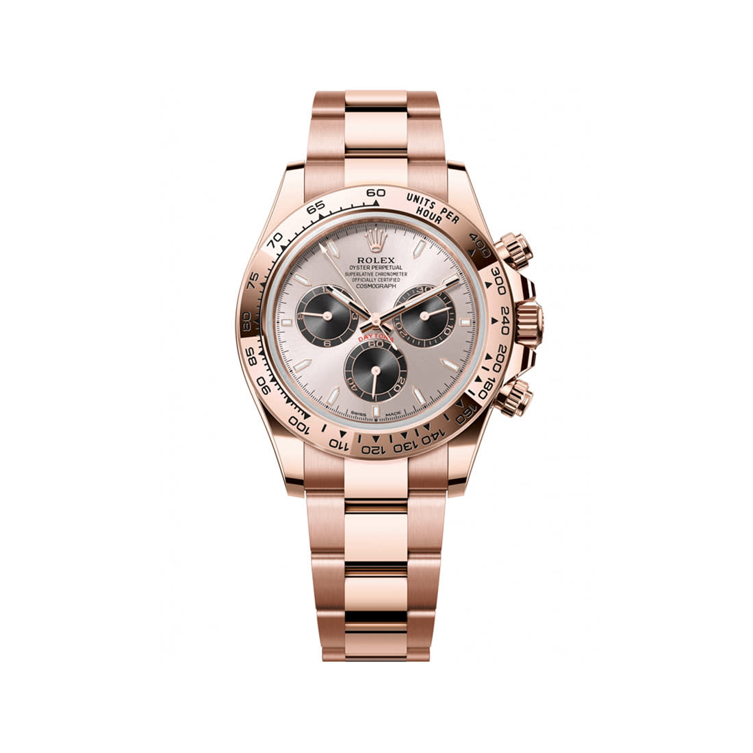 Rolex Cosmograph Daytona Rose Gold Pink Dial Watch 116505-0003-0