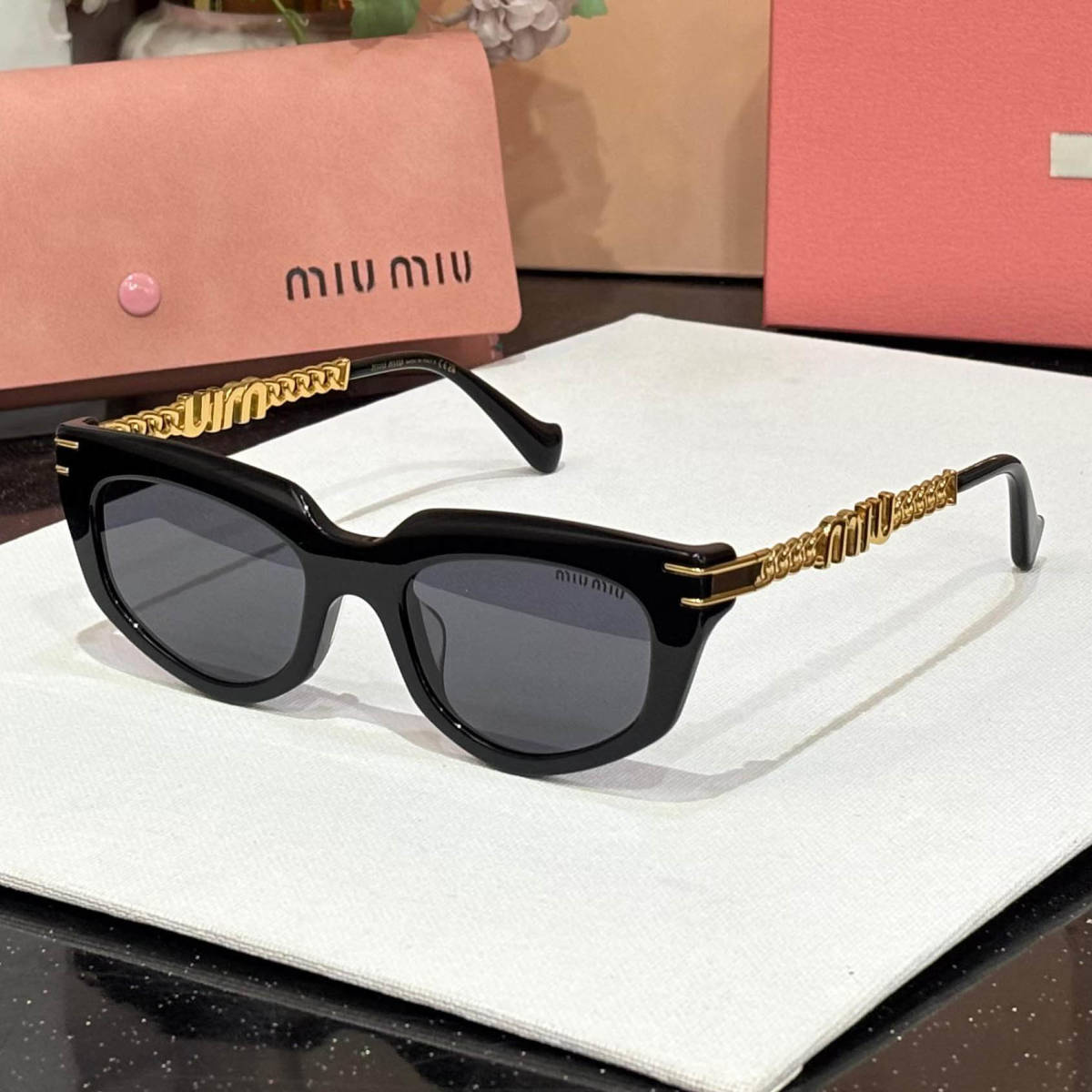 Miu Miu Black Premium Women's Sunglasses-0