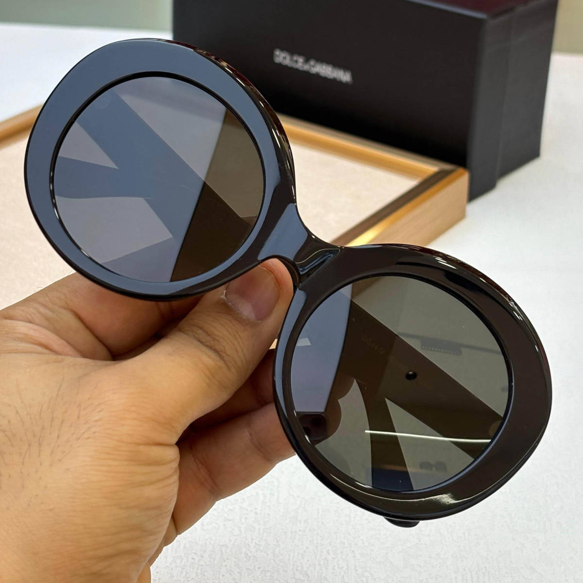 Dolce & Gabbana Black Premium Women's Sunglasses-2