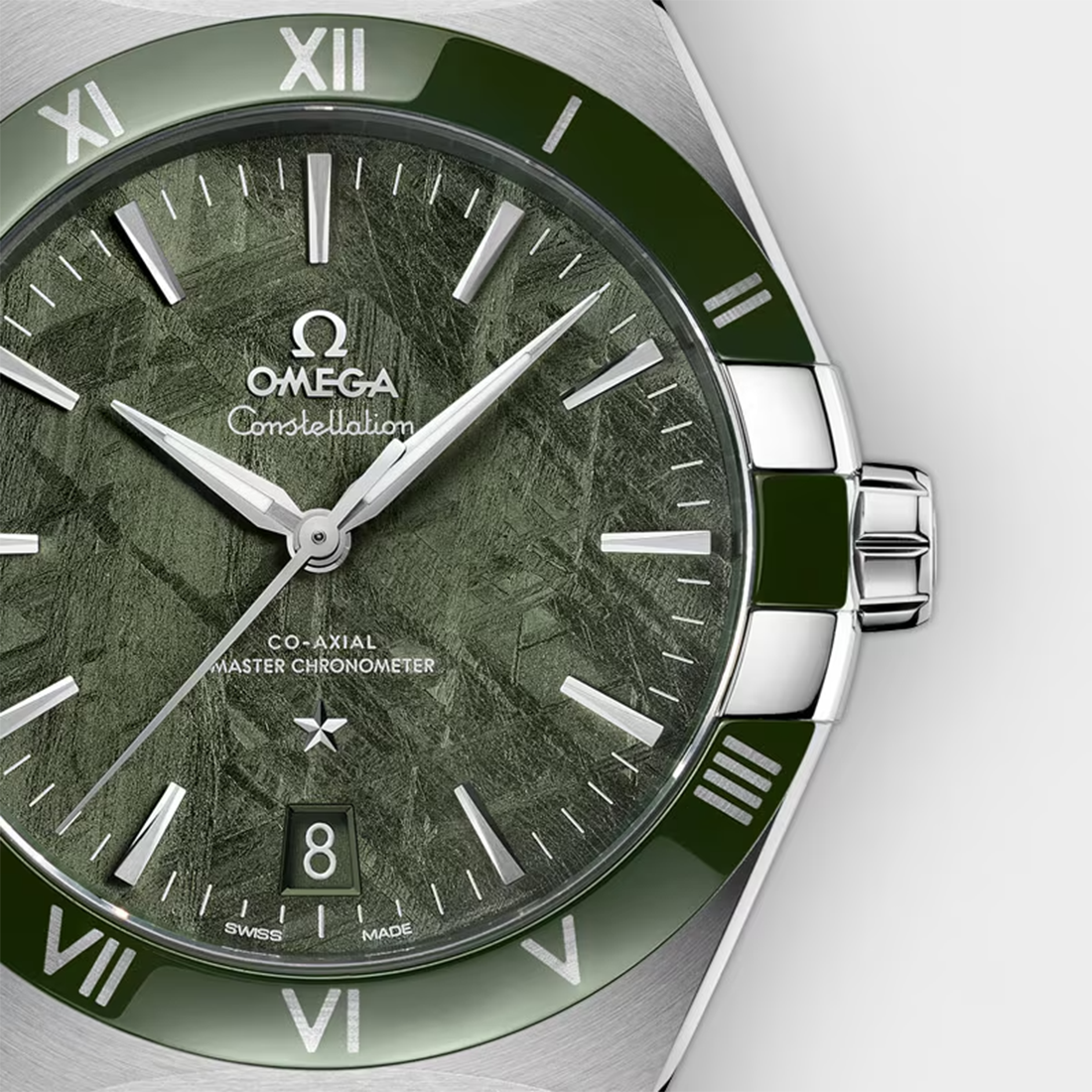Omega Constellation Co Axial Master Chronometer Green Dial Watch 13130412199002-1