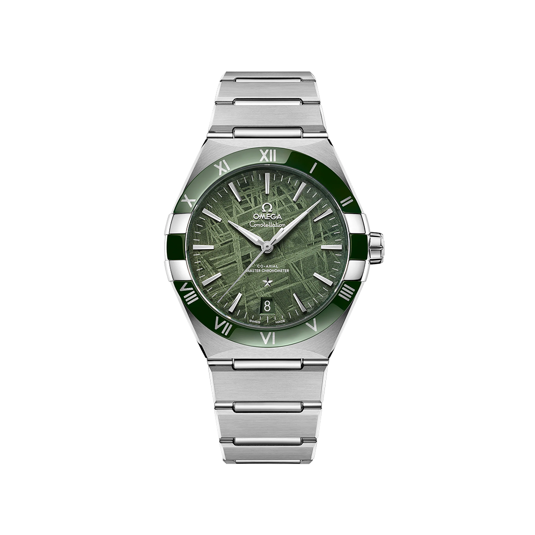 Omega Constellation Co Axial Master Chronometer Green Dial Watch 13130412199002-0