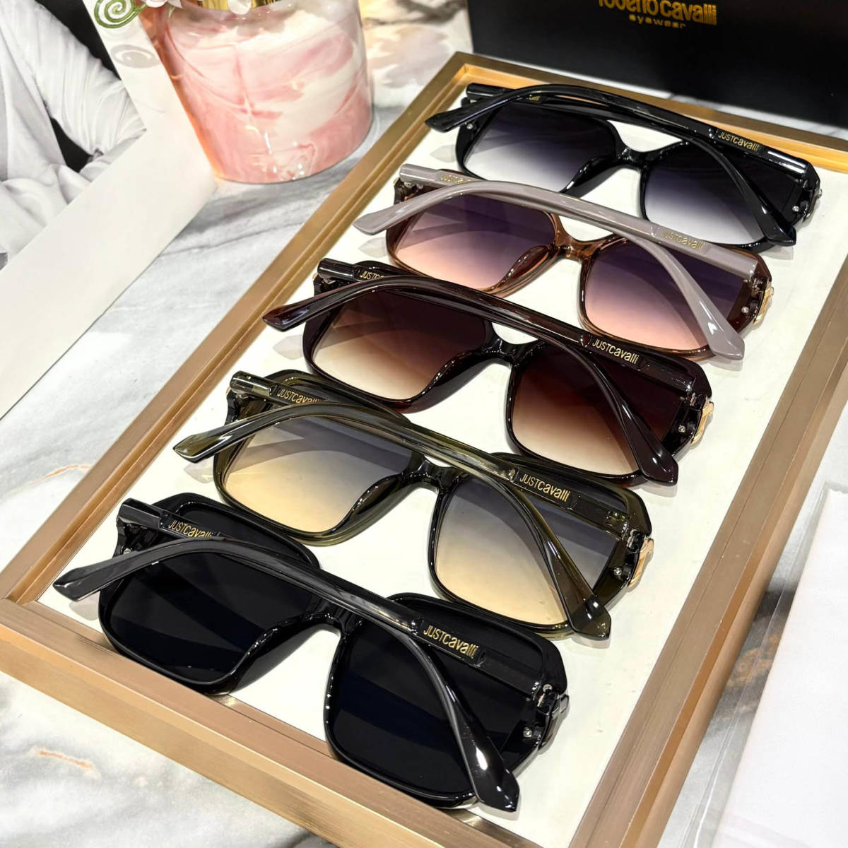 Roberto Cavalli Black Premium Women's Sunglasses-3