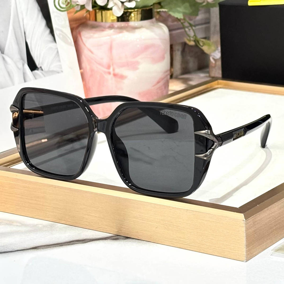 Roberto Cavalli Black Premium Women's Sunglasses-0