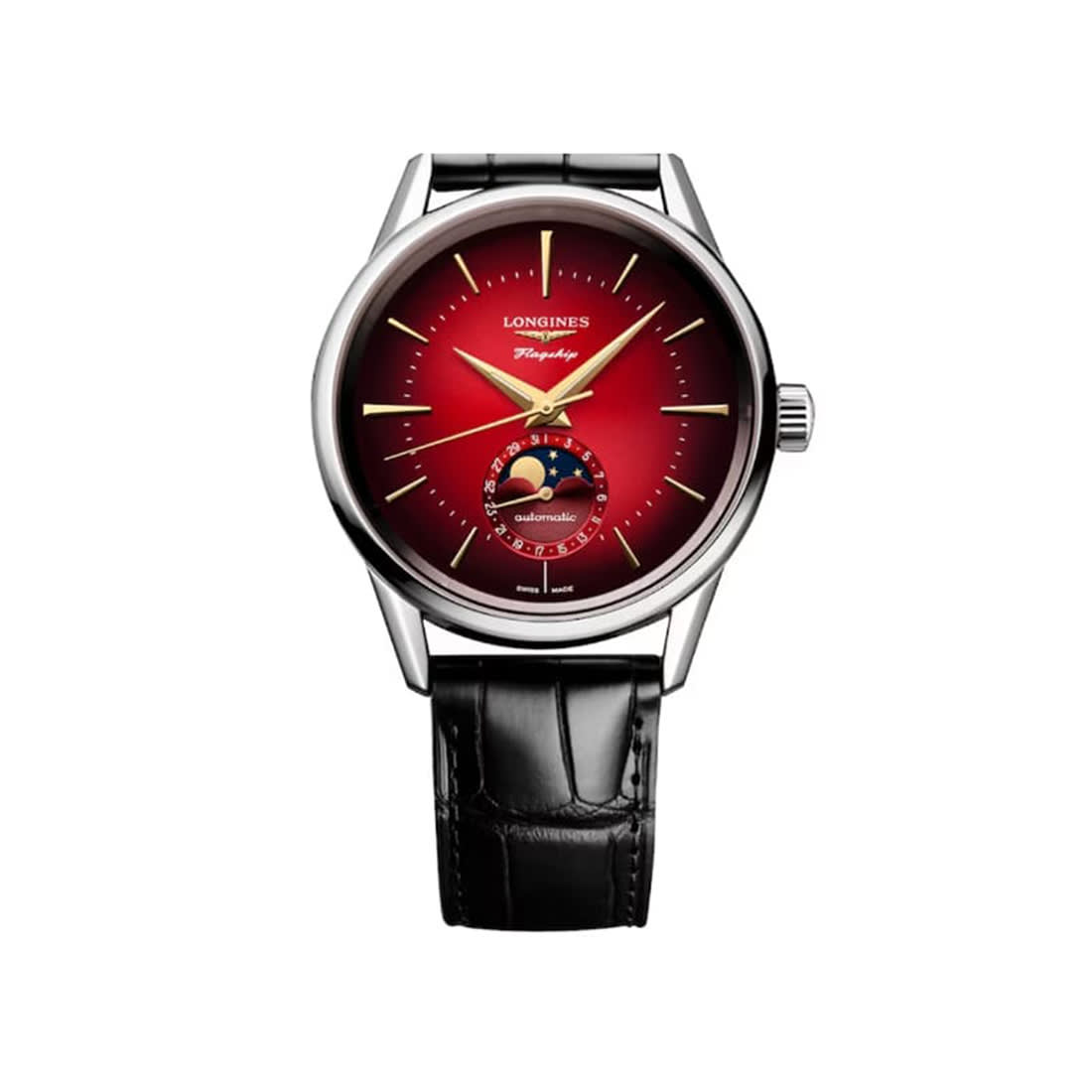 Longines Flagship Heritage Year Of The Dragon 38.5mm Mens Watch Red L48154092-0