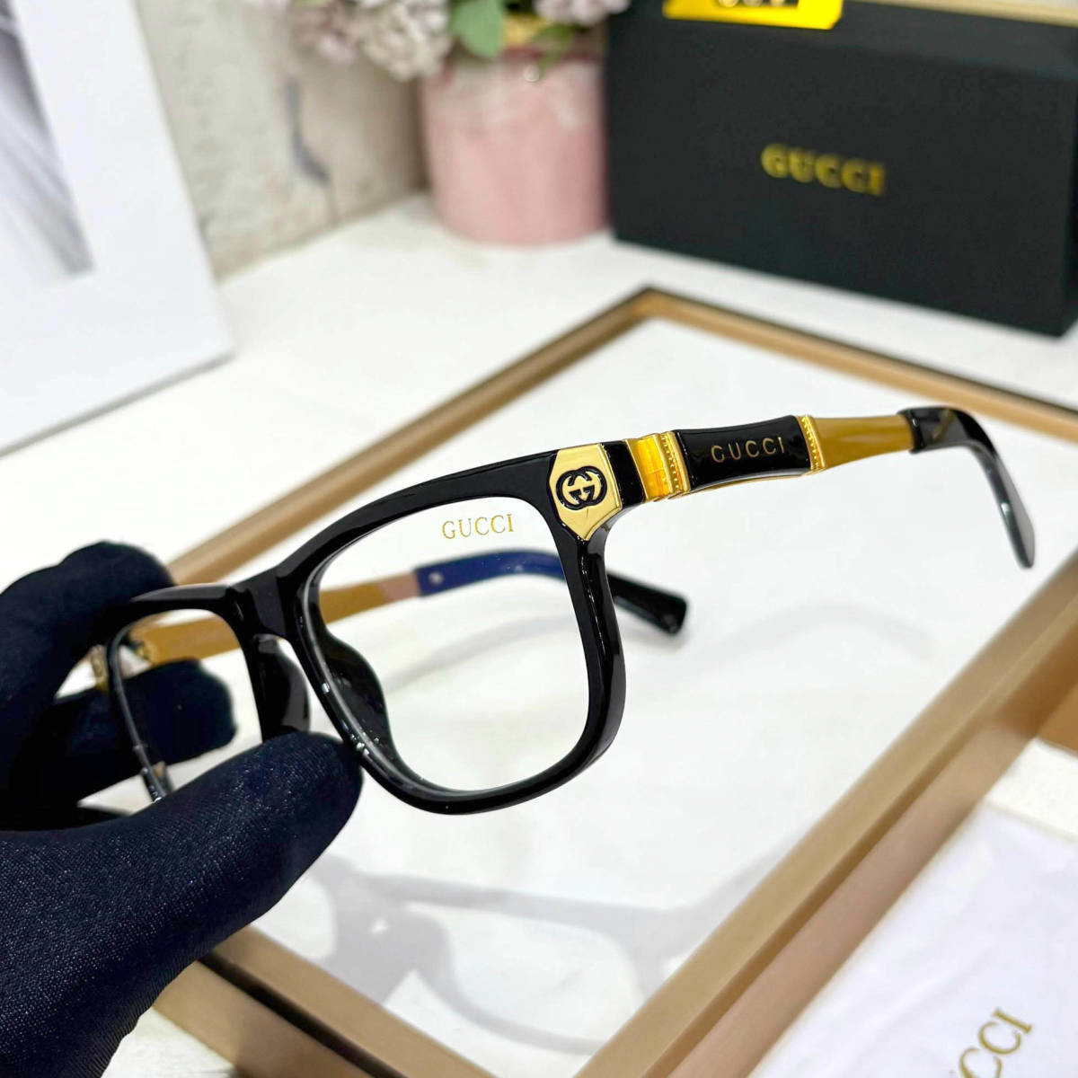 Gucci Golden Premium Sunglasses-1