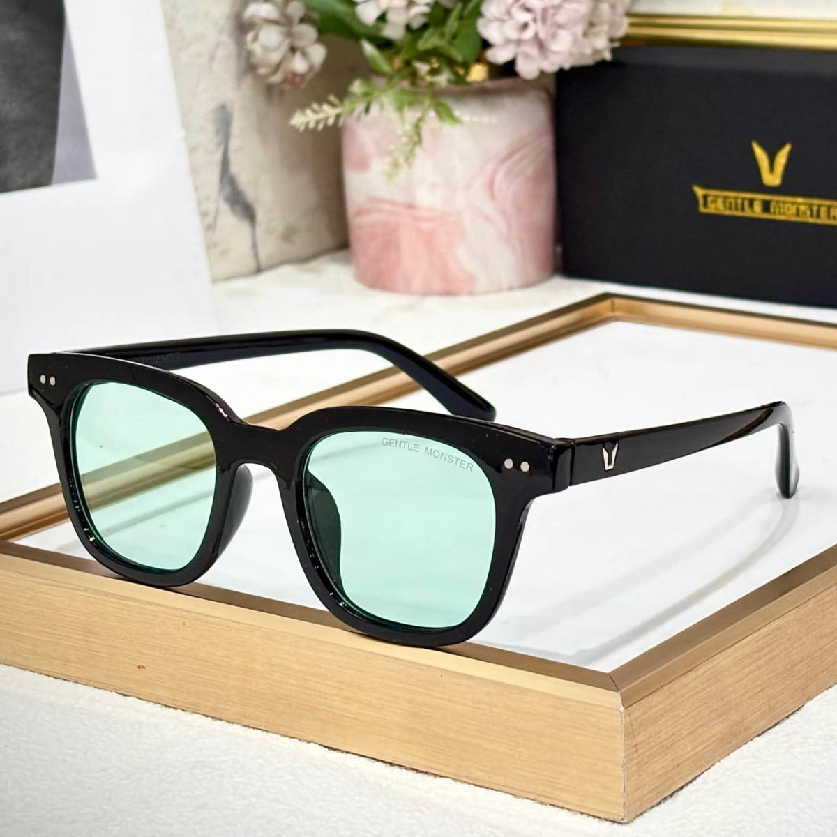 Gentle Monster Green Luxury Sunglasses-0