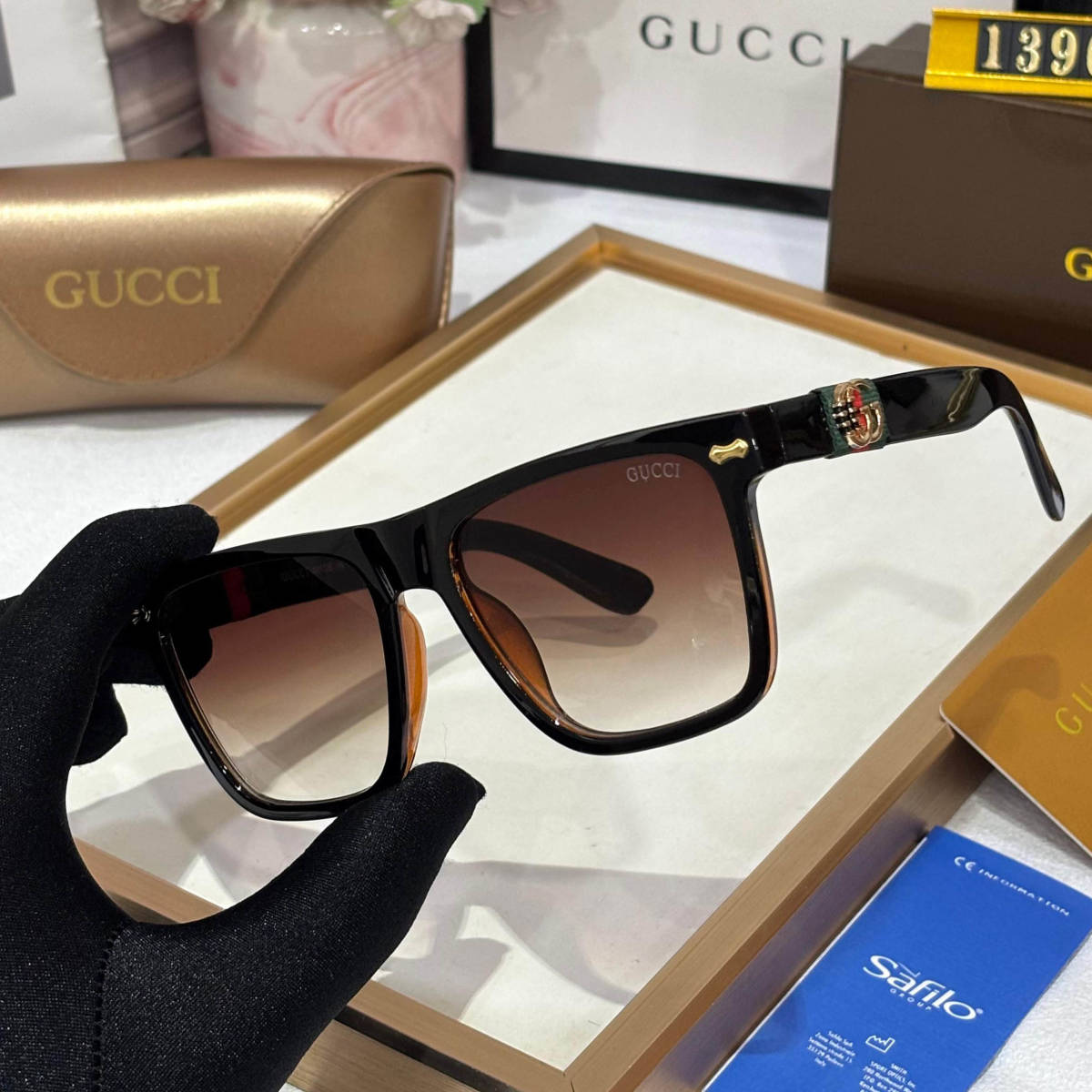 Gucci Brown Premium Sunglasses-1