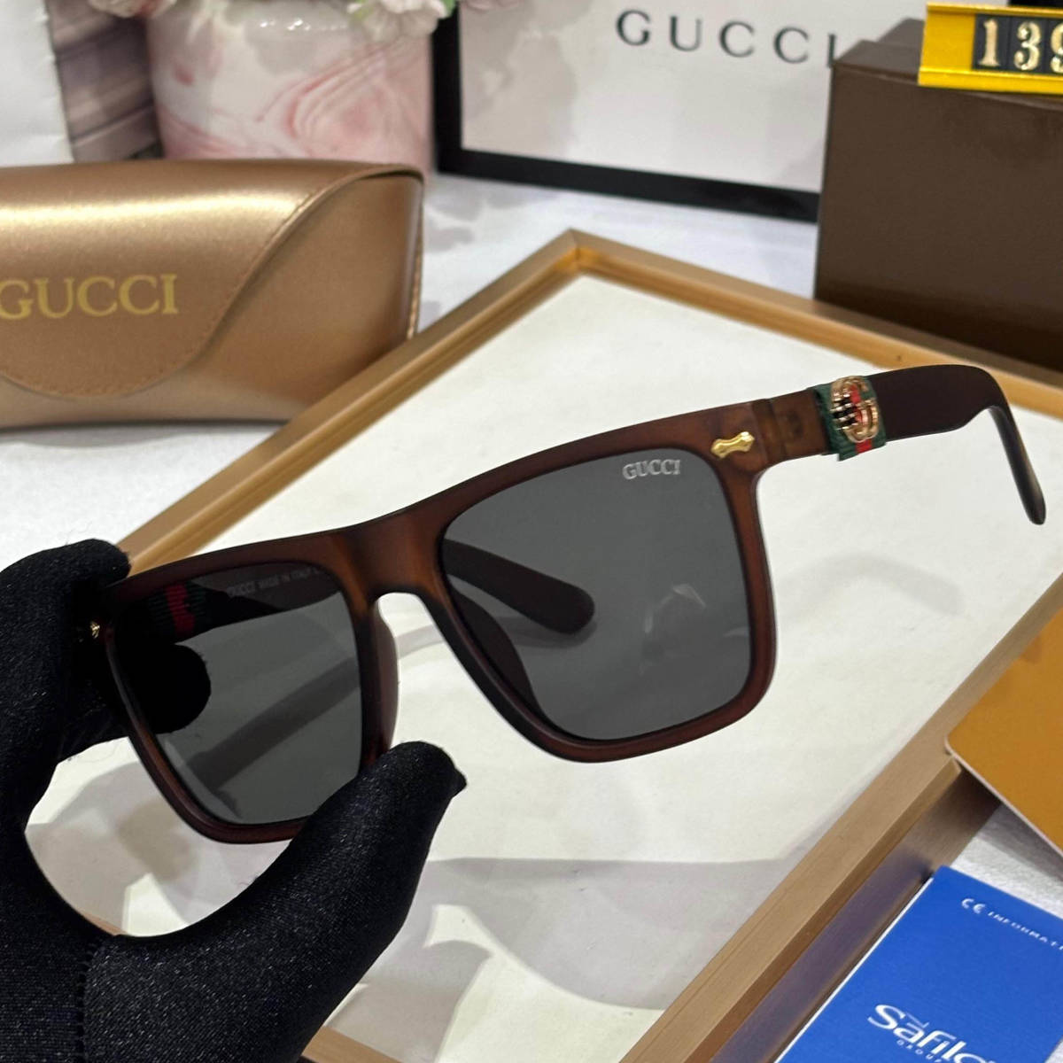 Gucci Brown & Black Premium Sunglasses-1