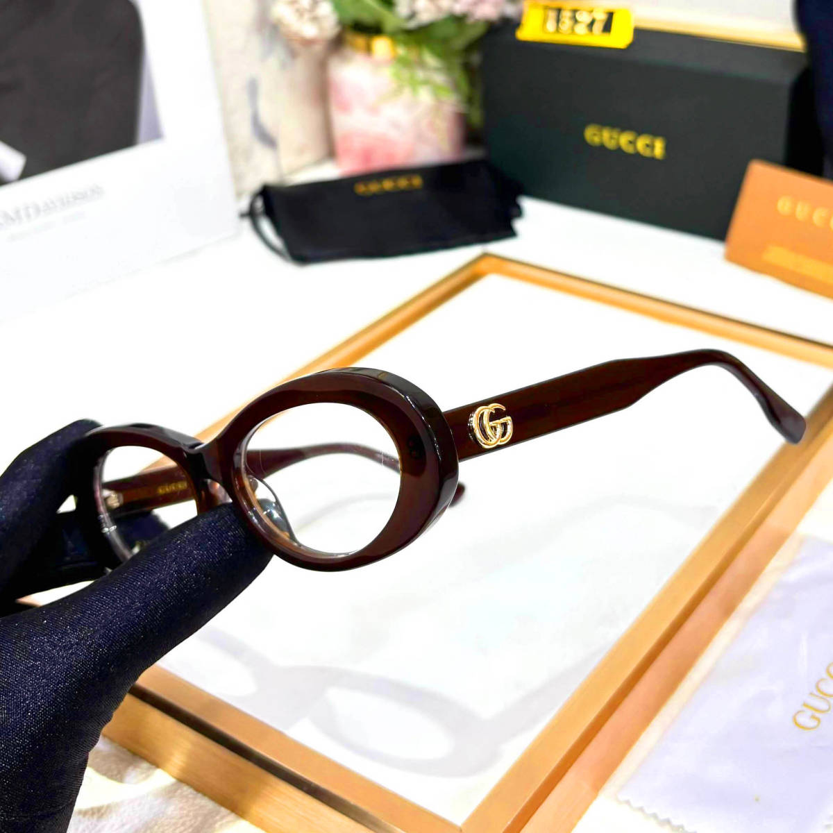 Gucci Brown Premium Women's Sunglasses-1