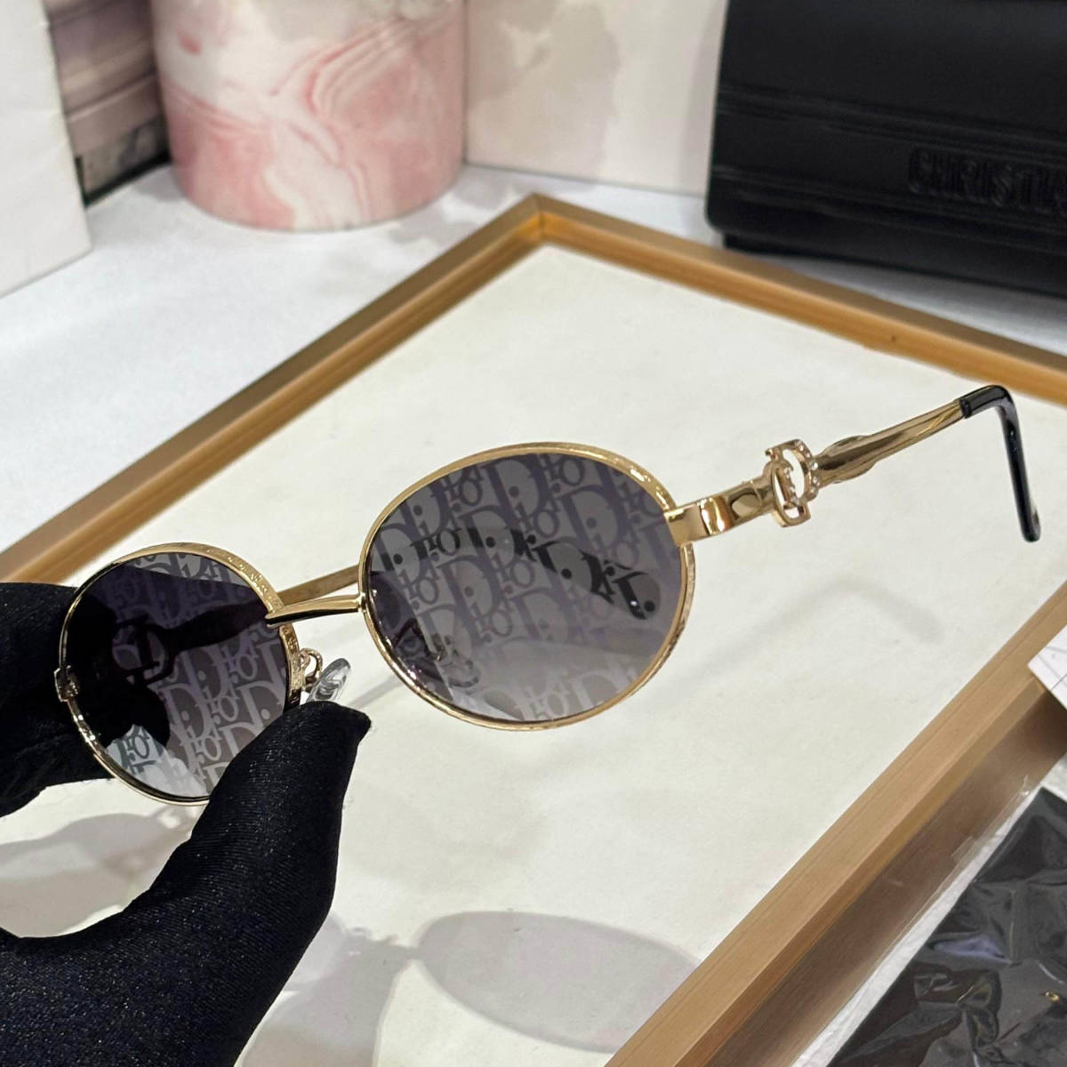 Dior Golden Premium Women's Sunglasses-1