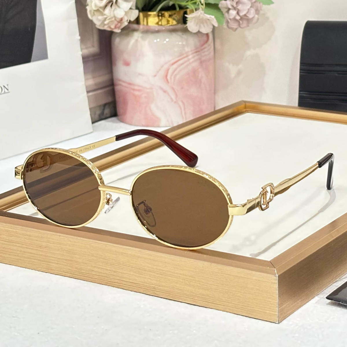 Dior Brown Premium Women's Sunglasses-0