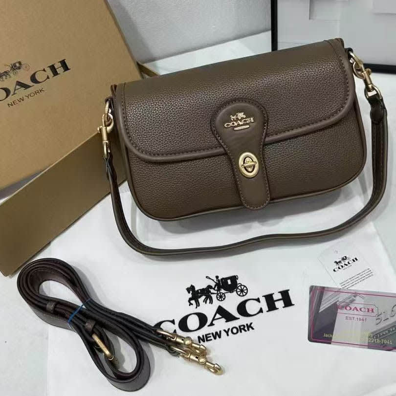 Coach Hadley Brown Shoulder Bag-0