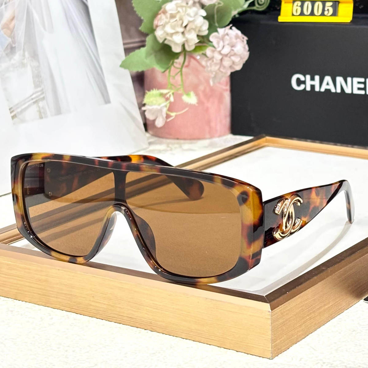 Chanel Brown Premium Women's Sunglasses-0