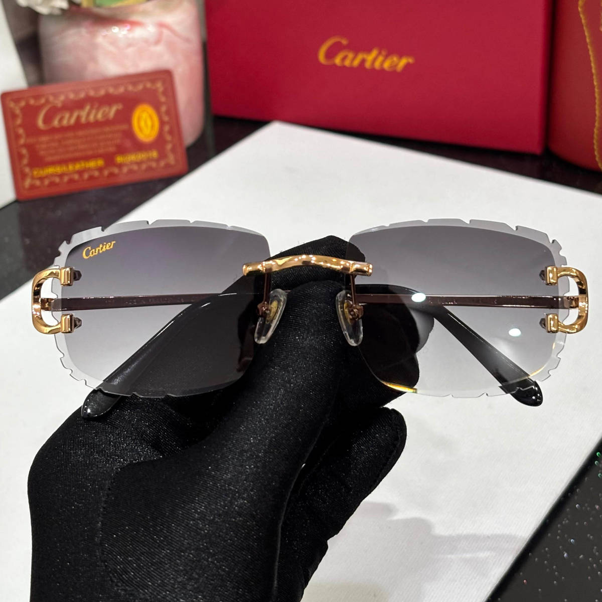 Cartier Grey Luxury Sunglasses-4