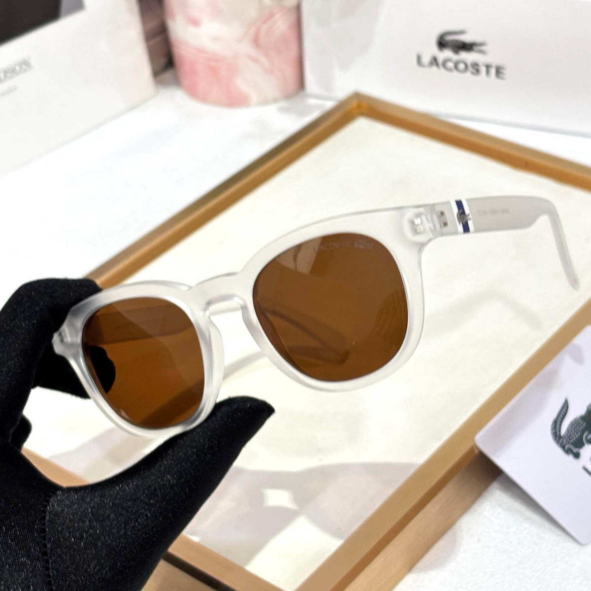 Lacoste White Premium Sunglasses-1