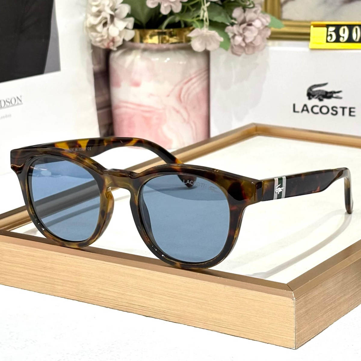 Lacoste Brown Premium Sunglasses-0