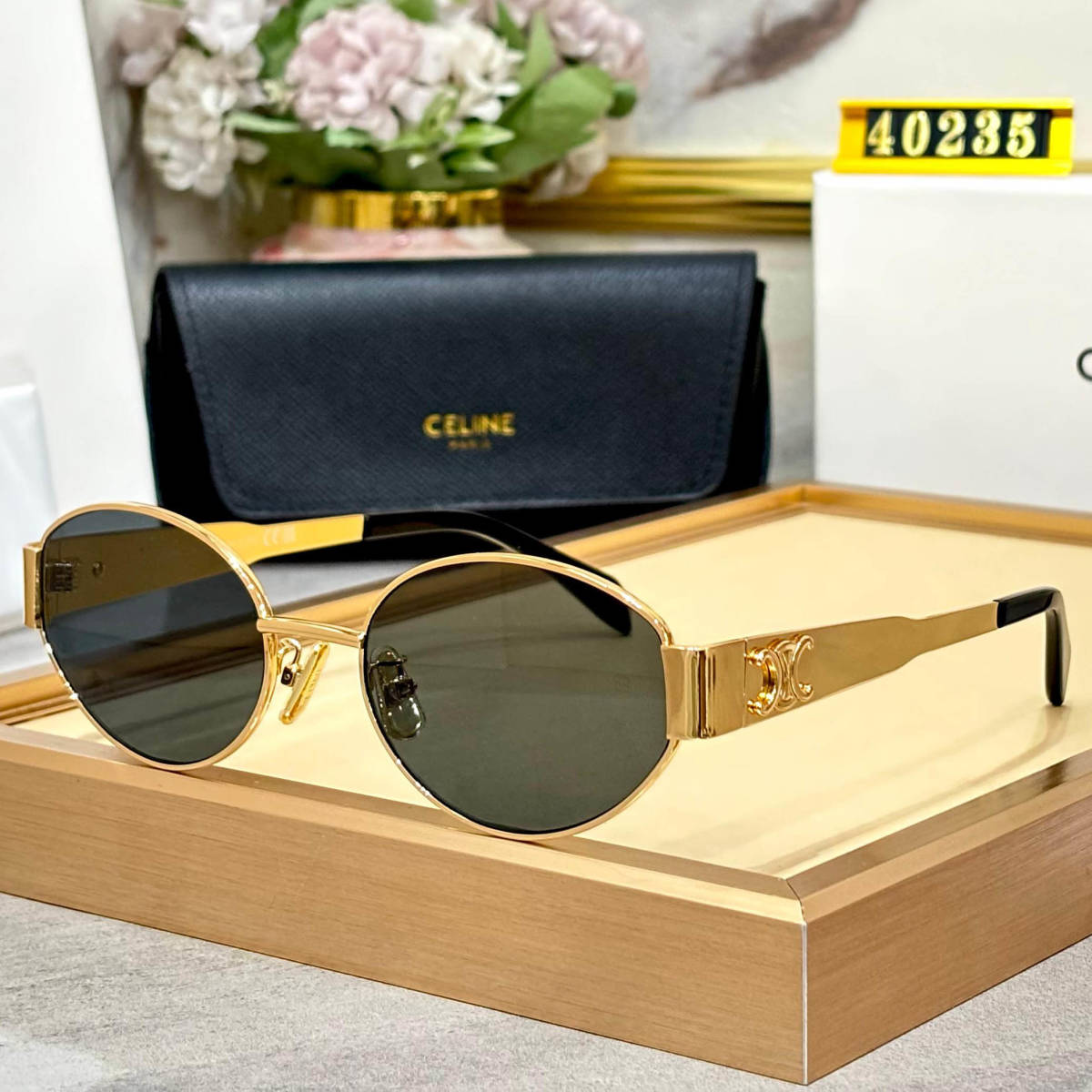 Celine Black Premium Women's Sunglasses-0