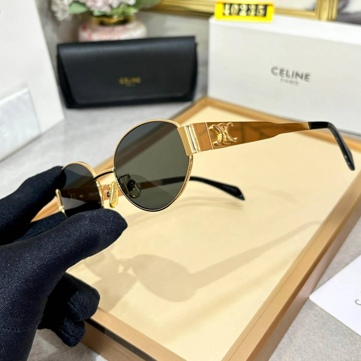 Celine Black Premium Women's Sunglasses-1