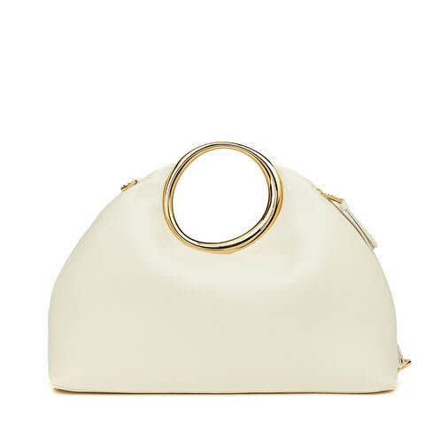 Jacquemus Le Calino White Metal Handbag-0