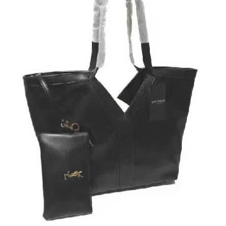 YSL Y Large Black Tote Bag-4