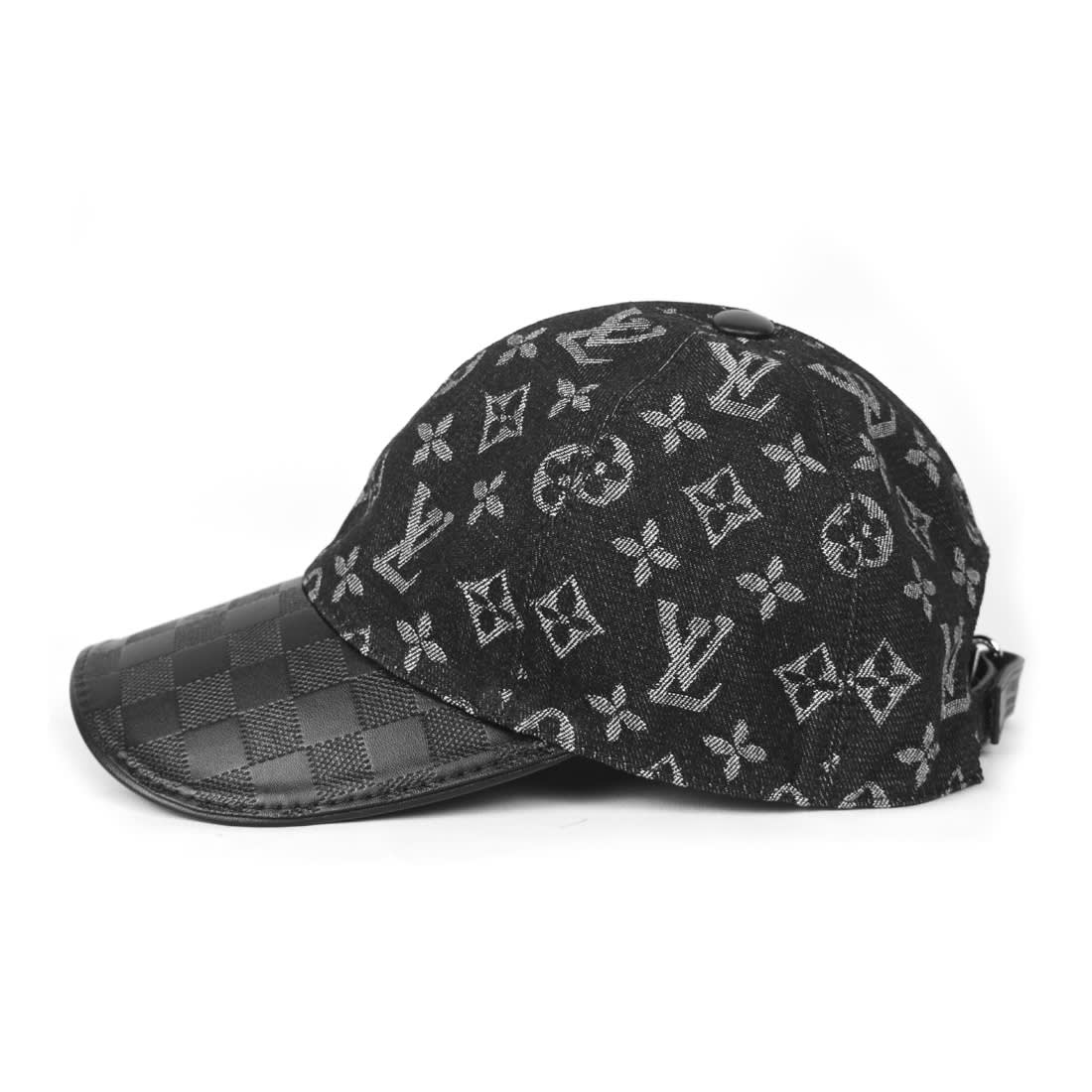 Louis Vuitton Monogram Black Premium Cap-1