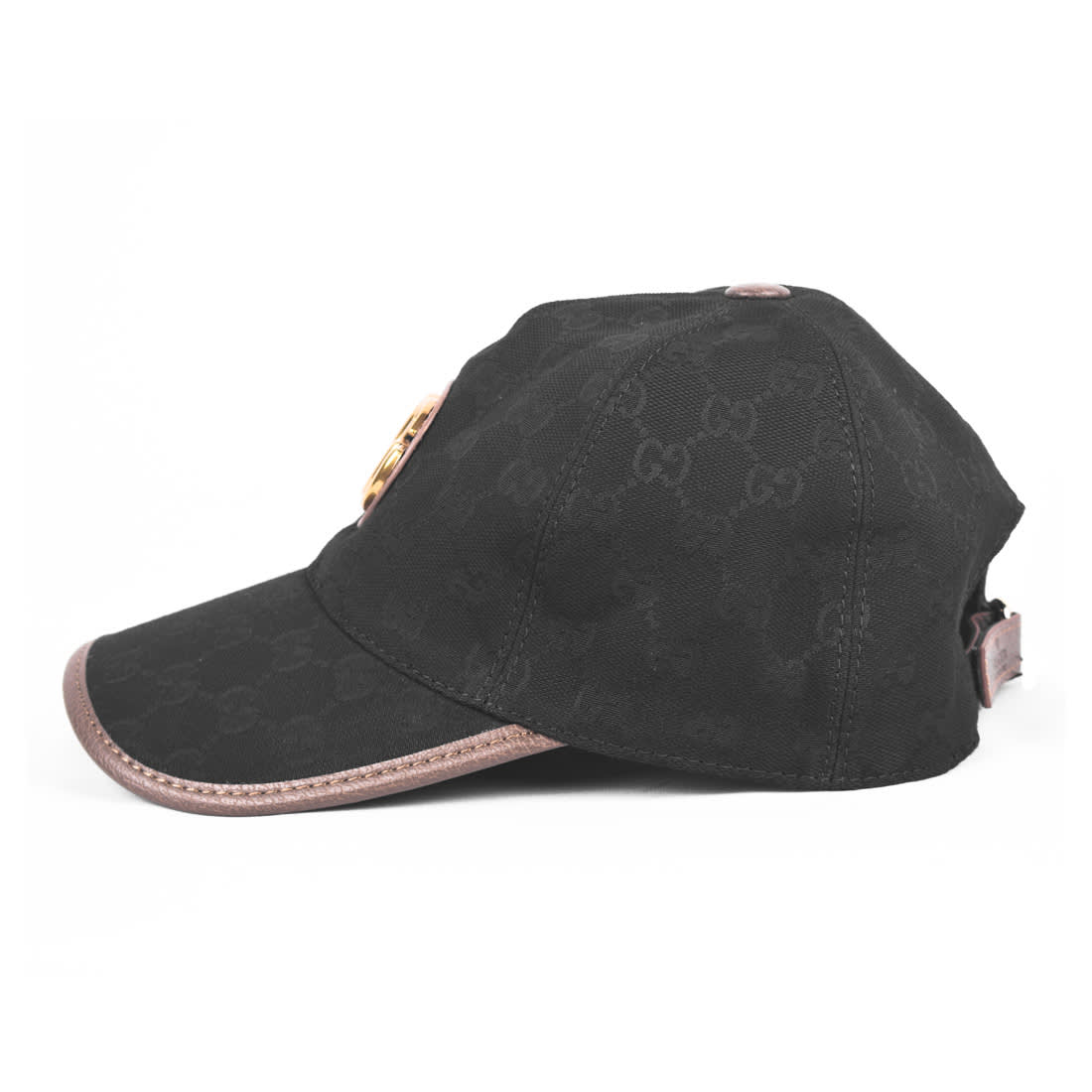 Gucci Embroidered Black Premium Cap-1