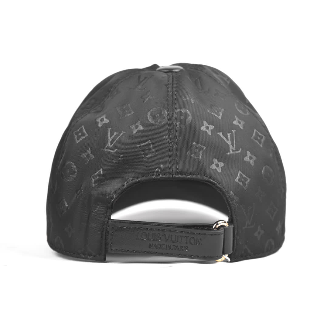 Louis Vuitton Embroidered logo Black Premium Cap-4