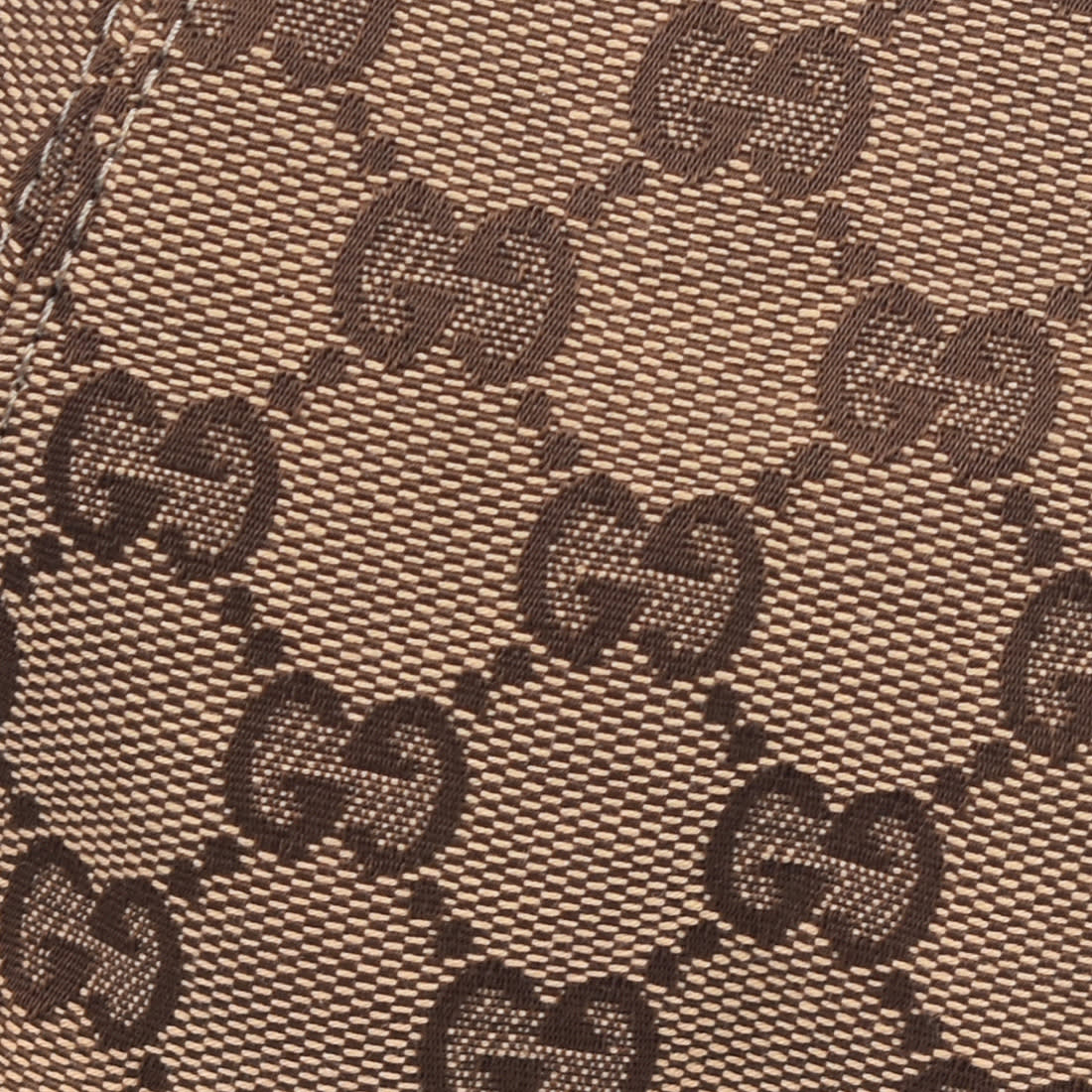 Gucci Embroidered Logo Monogram Brown Premium Cap-3