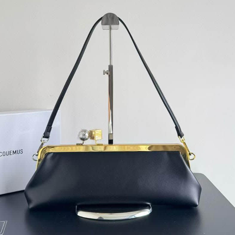 Jacquemus Salon Black Evening Bag-0