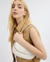 Coach Emmy Saddle Premium White Shoulder Bag-6