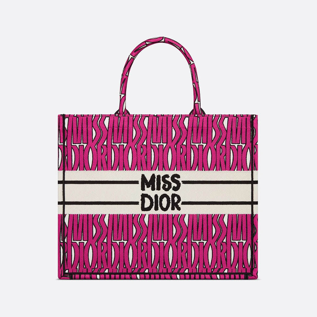 Miss Dior Book Pink Tote Bag-0