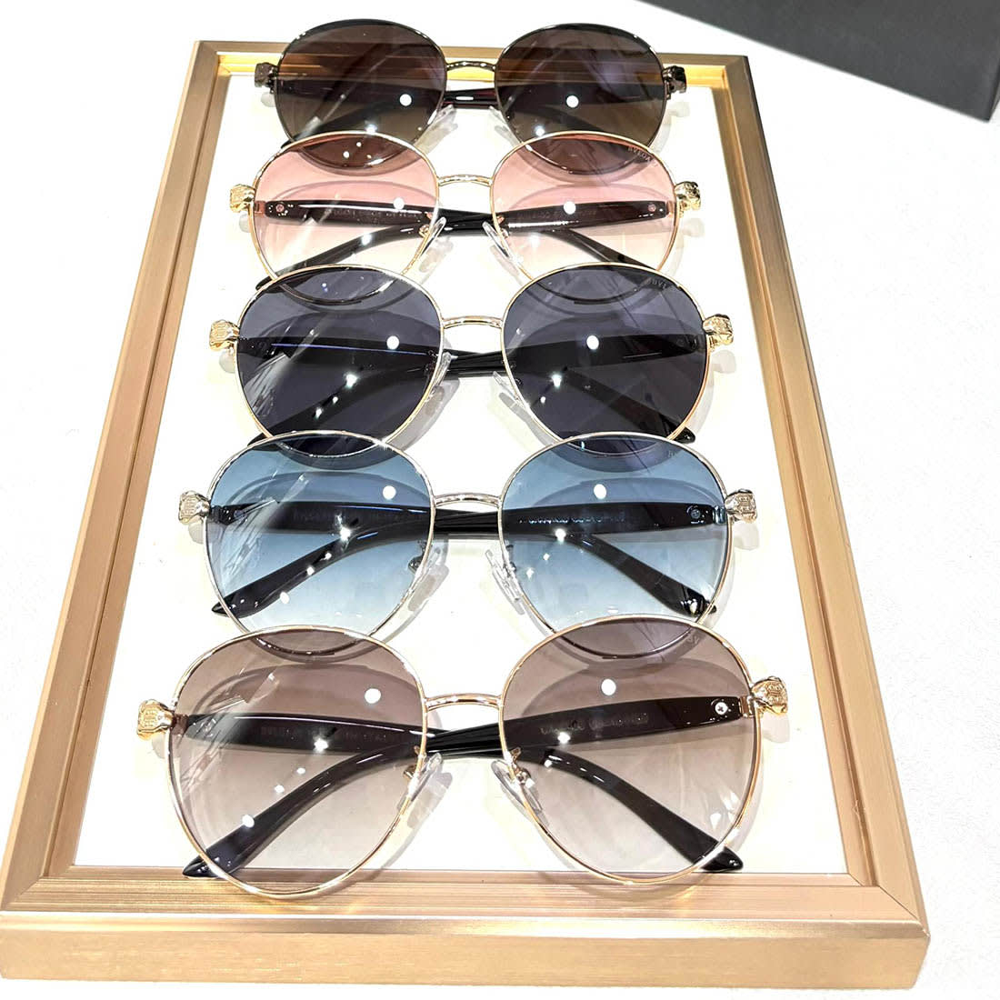 Bvlgari BV6087B Magnifica UV Protected Oval Sunglasses-2