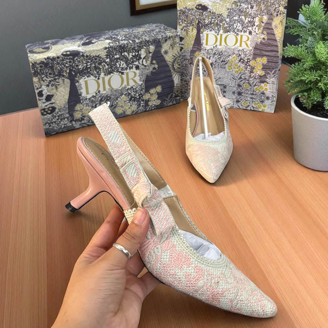 Christian Dior J'Adior Slingback Heels Sandals-2