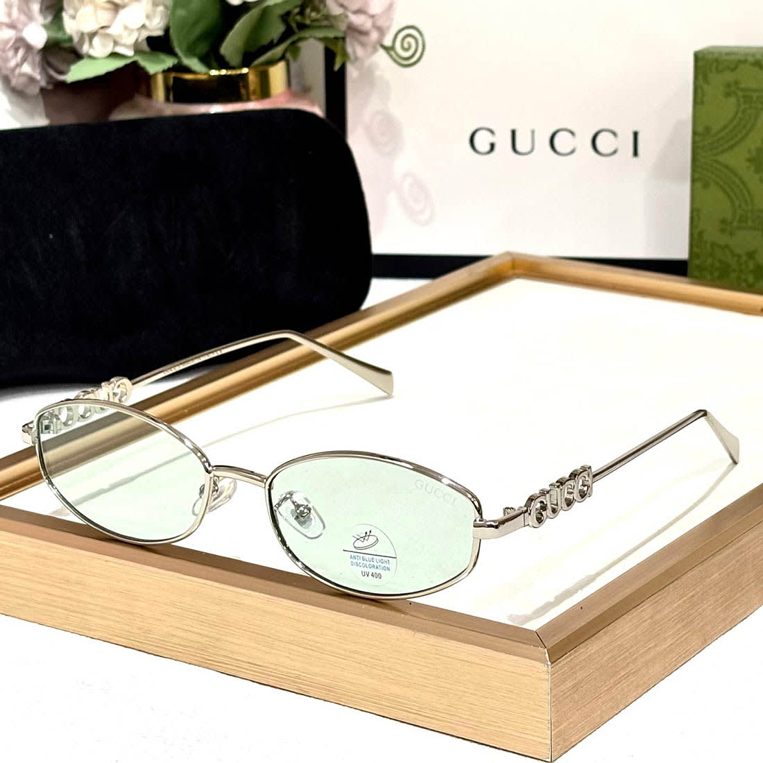 Gucci Green Premium Women's Sunglasses-0