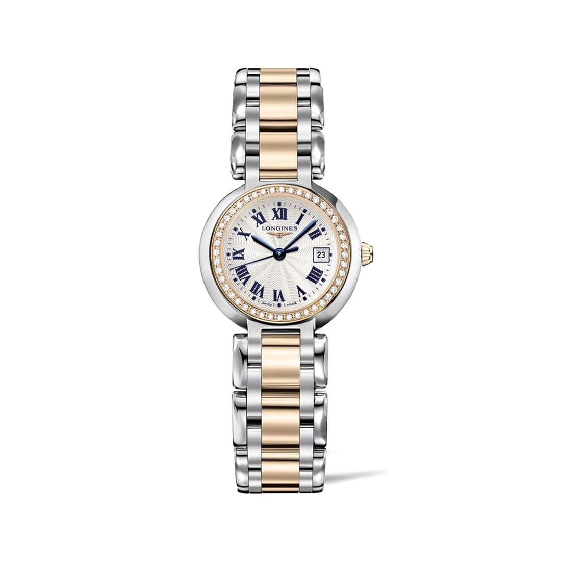 Longines PrimaLuna Two-Tone Rose Gold & Steel Diamond Womens Watch L8.110.5.79.6-0