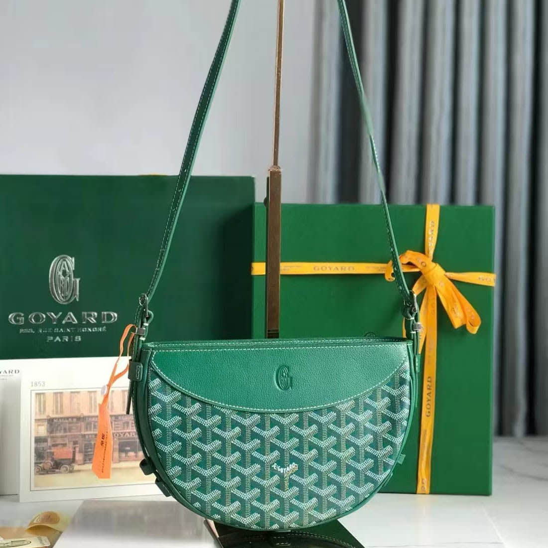 Goyard Green Hirondelle Bag-0