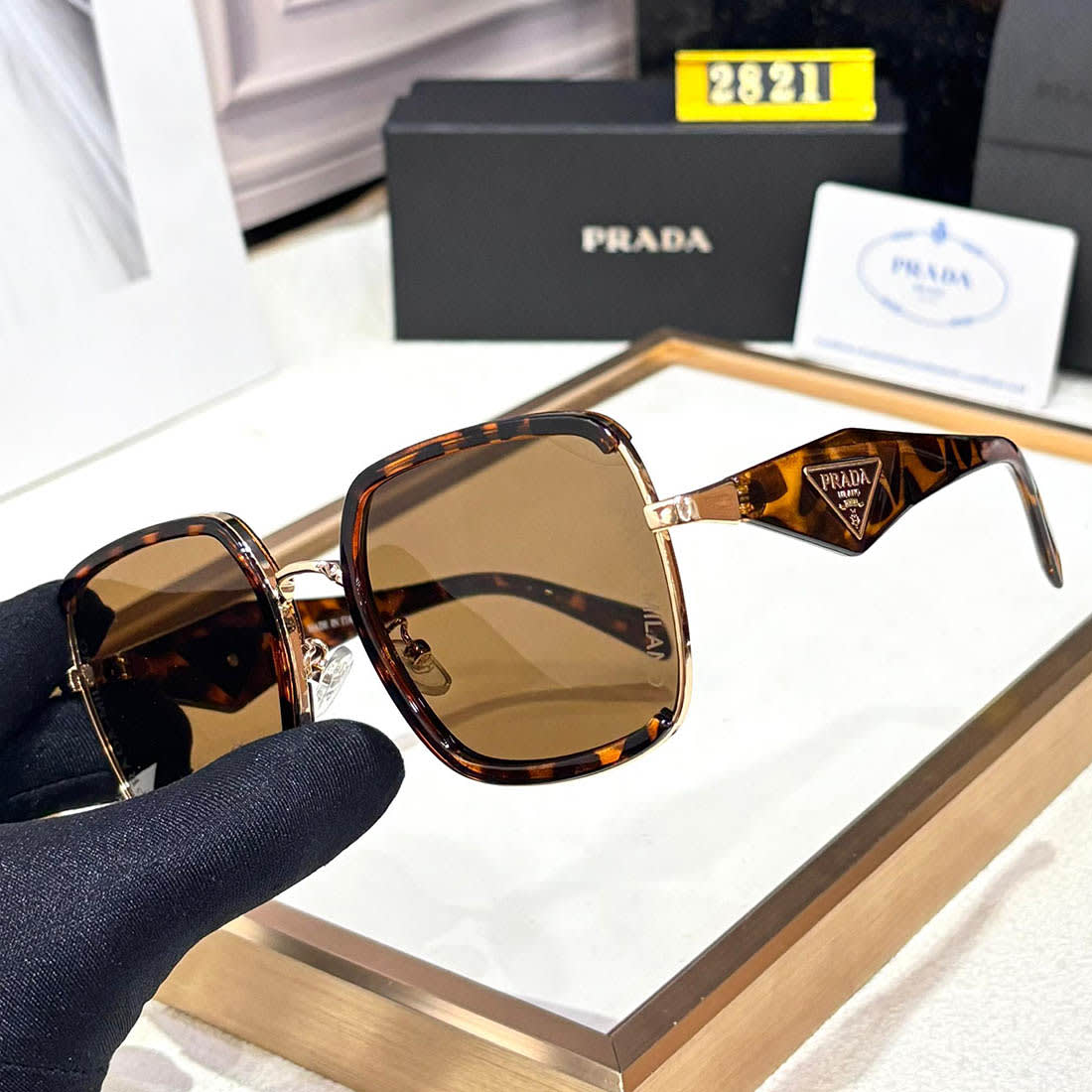 Prada Brown Luxury Sunglasses-1