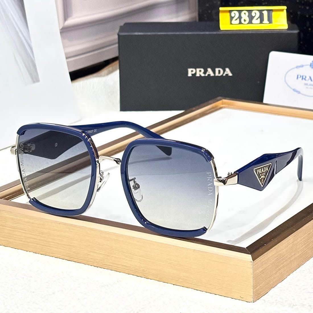 Prada Blue Luxury Sunglasses-0