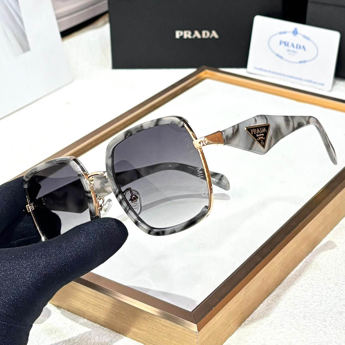 Prada Grey Luxury Sunglasses-1