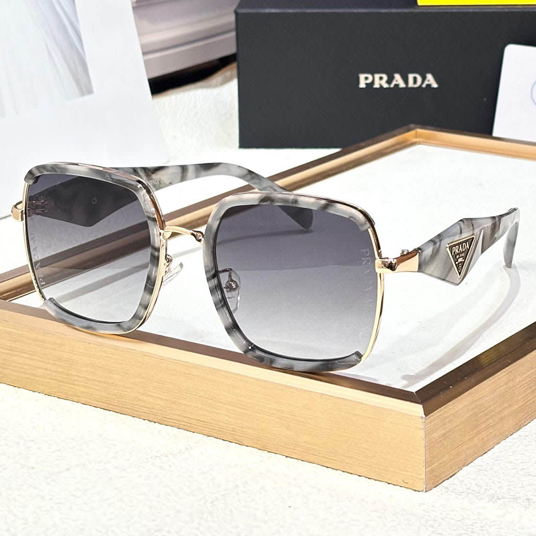 Prada Grey Luxury Sunglasses-0