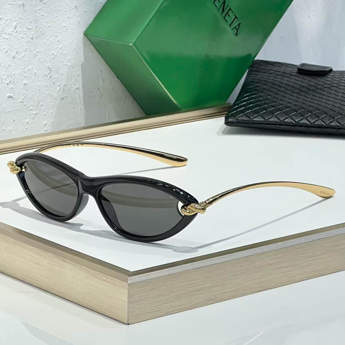 Bottega Veneta Black Luxury Sunglasses-0