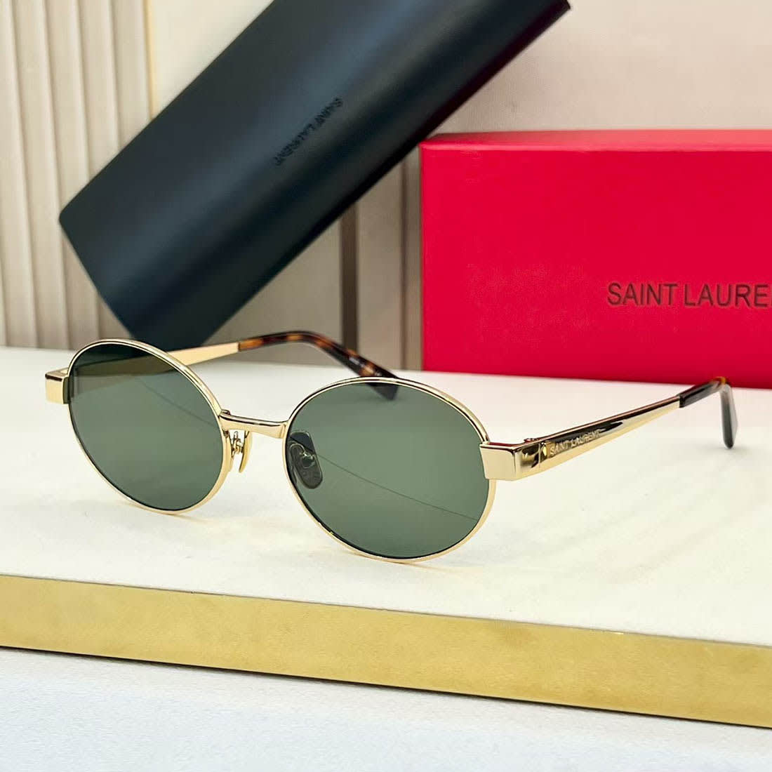 Saint Laurent Green Luxury Sunglasses-0